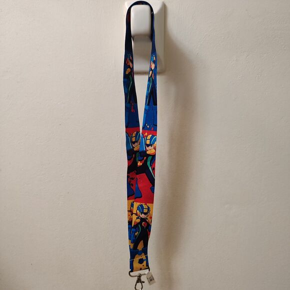 Mega Man Battle Network Cloth Lanyard With Metal Clasp Official Collectible - Picture 2 of 4